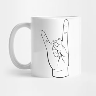 fingers hand Mug